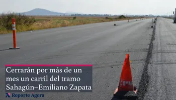 Personal de la SICT Hidalgo realizará obras de pavimentación en el tramo Ciudad Sahagún-Emiliano Zapata. Foto: SICT Hidalgo