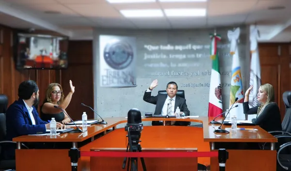 Magistrados del TEEH discuten resolución por violencia política de género en Epazoyucan