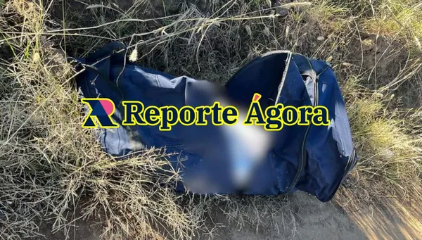 El cuerpo de una persona fue hallado maniatado al interior de una maleta abandona en Cuautepec de Hinojosa, Hidalgo. Foto: Especial