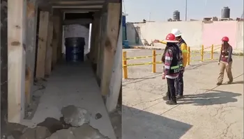 Elementos de Protección Civil confirmaron a los vecinos De San Fernando que el túnel cavado por Persea es de 2.5 metros de largo y 1.6 de profundidad.