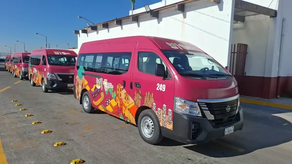 Nuevas vagonetas del Sitmah en las rutas alimentadoras del Transporte Metropolitano de Hidalgo