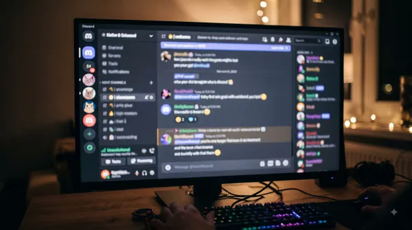 Logotipo de la empresa estadounidense Discord