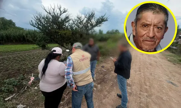 Familiares y personal de la Comisión de Búsqueda de Hidalgo recorrieron este martes parcelas y caminos de Atitalaquia para localizar a José Rogelio Hernández Ortega, de 74 años. Fotos: Cortesía