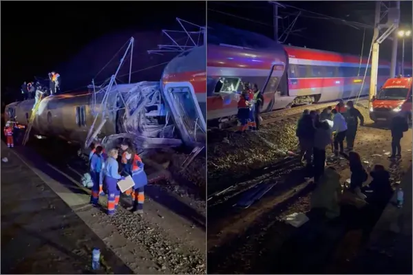 Autoridades estiman que la cifra de muertos aumentará tras el choque de dos trenes en España.