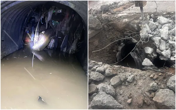 Zempoala limpia canal José Lugo tras taponamiento con basura y muebles; activan bombeo y canaleta para prevenir nuevas inundaciones.