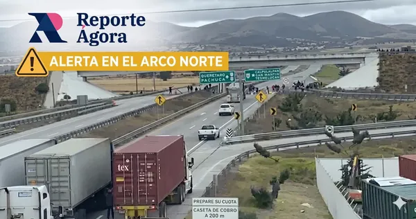 Las labores de mantenimiento de asfalto en el Arco Norte se mantendrán durante toda la jornada, afectando tramos clave hacia Atlacomulco y Texmelucan. Foto: Reporte Ágora