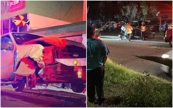 Camioneta asegurada tras persecución en Pachuca; conductor detenido luego de provocar accidente con dos lesionados.