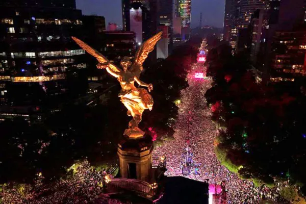 Operativo CDMX para el partido México vs Inglaterra en el Ángel de la Independencia
