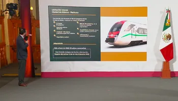 Andrés Lajous presentó este 22 de octubre parte del diseño y las características de los trenes que cubrirán la ruta Ciudad de México- AIFA-Pachuca.