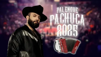 Cartel de artistas confirmados y fechas del Palenque Pachuca 2025 durante la Feria San Francisco.