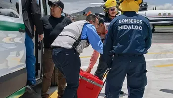 En el Hospital General de Zona No. 1 del IMSS en Pachuca se llevó a cabo una exitosa procuración multiorgánica con apoyo de traslado aéreo estatal. Foto: SSH