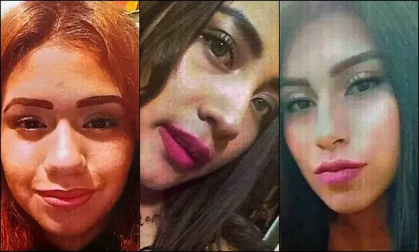 Autoridades de Hidalgo, fuerzas federales y colectivos difunden en Pachuca las imágenes de María del Pilar Oliva; Mariana Lesli Flores; y Megan Renata Hernández, tres jóvenes desaparecidas simultáneamente en Acolman y Coacalco, Edomex desde 2020.
