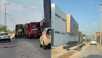 Autoridades entregaron en 2024 la rehabilitación de la calle Camino Interparcelario, en Mineral de la Reforma, para después volverla a abrir para instalar el drenaje.