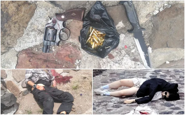 Elementos de la Guardia Nacional resguardan la zona arqueológica de Teotihuacán tras tiroteo.