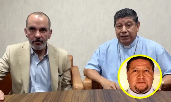 El procurador de Hidalgo, Francisco Fernández Hasbun, y el Obispo de Huejutla, José Iraís Acosta Beltrán, dieron seguimiento a las investigaciones tras el homicidio del sacerdote Román de la Cruz Hernández.