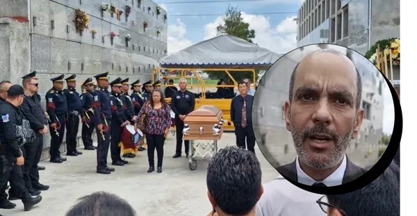 El procurador Francisco Fernández Hasbun acudió al sepelio del agente Vicente Monroy Ballesteros