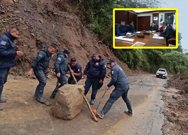 Comité de Emergencias en Hidalgo por frente frío 13; evacuación en Huehuetla y monitoreo en Tianguistengo.