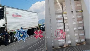 Elementos de la Secretaría de Seguridad Pública de Hidalgo aseguraron la unidad abandonada sobre el bulevar San Javier, en Villa de Tezontepec.