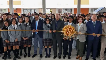 SEPH inaugura infraestructura en secundaria de Pachuca con inversión de más de 5.7 mdp