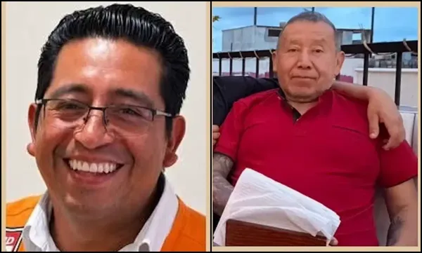 Los empleados de la CFE Adolfo López Saldaña, de 40 años; y Marco Antonio Sarmiento García, de 60, fueron reportados como desaparecidos desde la tarde del viernes 26 de junio. Fotos: Cortesía