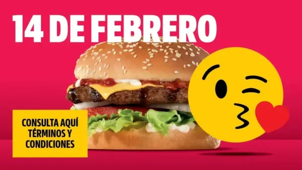 Sitio web oficial de Carl's Jr detallando las restricciones de la campaña Burger a 1 Beso.