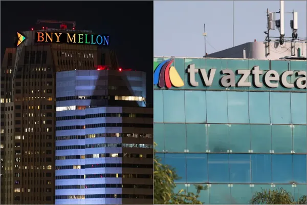 El fiduciario Bank of New York Mellon encabeza la ofensiva legal contra TV Azteca por el impago de bonos que vencieron originalmente en 2024.