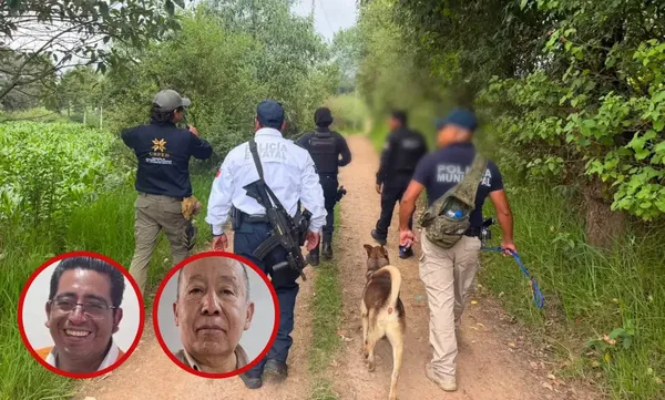 Autoridades de Hidalgo, Puebla y de la federación realizaron un operativo de búsqueda par localizar a Adolfo López Saldaña y a Marco Antonio Sarmiento García, desaparecidos desde el viernes 26 de junio. Foto: Comisión de Búsqueda de Personas del Estado de Hidalgo