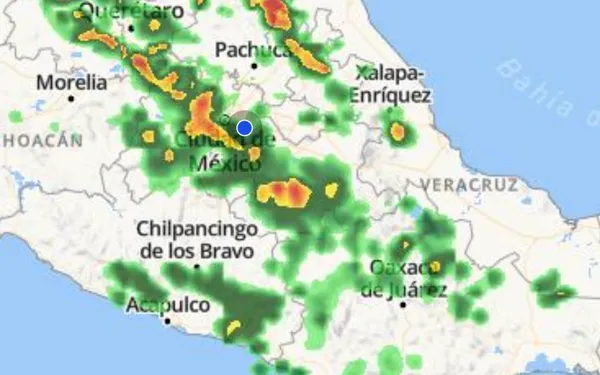 Frente frío 4 provoca lluvias y granizo en Hidalgo, CDMX y Edomex
