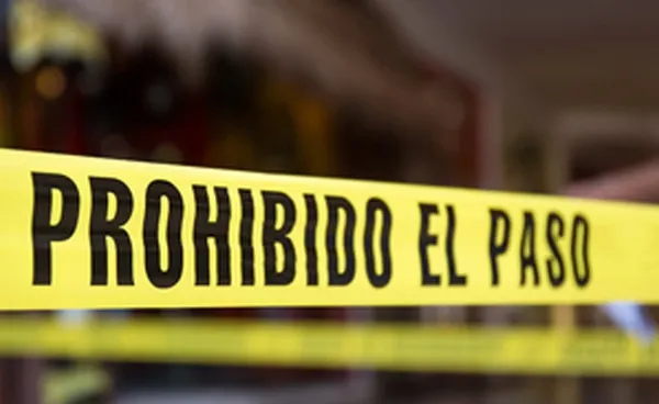 Prohibido el paso cinta de seguridad en Hidalgo