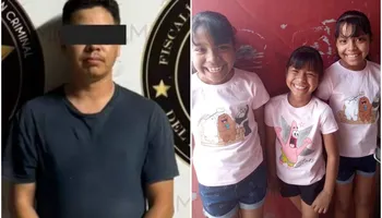 Retrato de Jesús Antonio “N”, detenido por el feminicidio de Margarita y sus tres hijas en Hermosillo, junto a imagen de las niñas asesinadas.