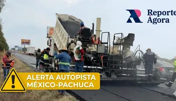 Las cuadrillas de la SICT Hidalgo intensifican las labores de fresado y bacheo como parte del operativo nacional MegaBachetón 2026. Foto: Reporte Ágora