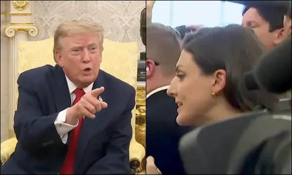El presidente Donald Trump mandó callar a la corresponsal de CNN, Kristen Holmes, durante un encuentro con la prensa en el Despacho Oval de la Casa Blanca.