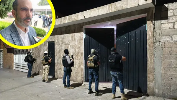 Fachada de inmueble con impactos de bala tras operativo en Tula, Hidalgo.