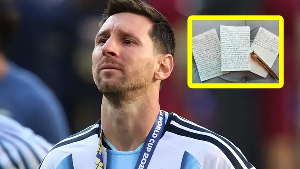Lionel Messi con la camiseta de la Selección Argentina