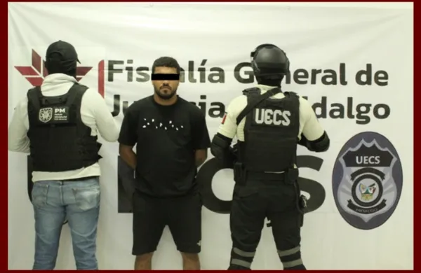 Detienen en Actopan a colombiano buscado por secuestro agravado en Veracruz; fue entregado a la fiscalía de ese estado.