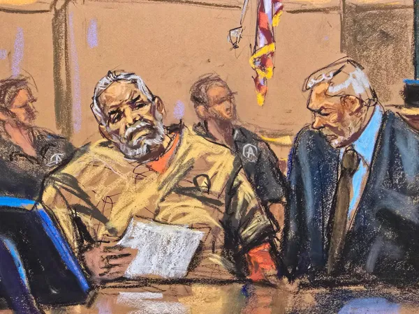 Ismael "El Mayo" Zambada García durante proceso judicial en Estados Unidos