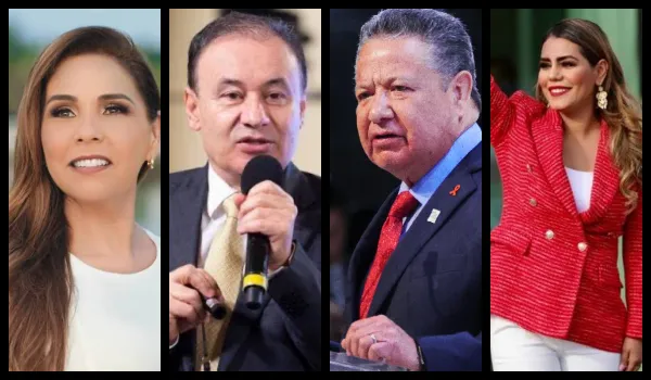 Gráfica del ranking de aprobación de gobernadores de México, Mitofsky agosto 2026