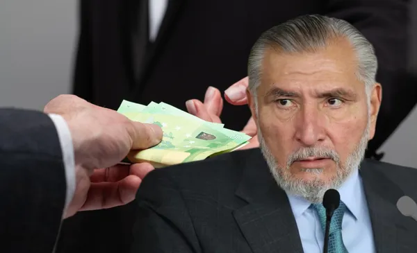 Infografía de la red de empresas vinculadas a Adán Augusto y montos millonarios.