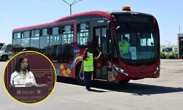 Unidades del nuevo Sistema de Transporte Metropolitano entran en operación en Pachuca tras el fin del modelo Tuzobús. Foto: Simath