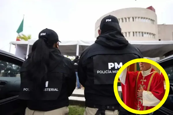 Elementos de la Policía Ministerial durante el despliegue operativo en la región central de Veracruz.
