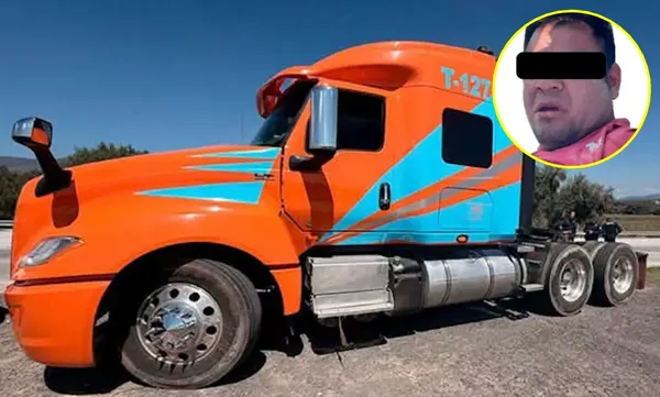 Agentes de la Secretaría de Seguridad Pública de Hidalgo aseguraron un tractocamión y detuvieron al conductor tras una persecución en la autopista Arco Norte.