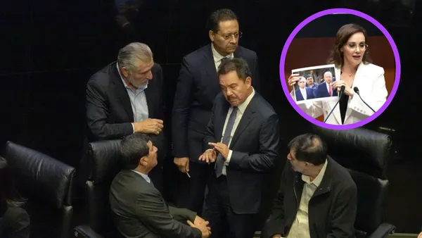 Senado de México, Vector Casa de Bolsa, Lilly Téllez, lavado de dinero, Gerardo Fernández Noroña, Adán Augusto López, Alejandro Moreno
