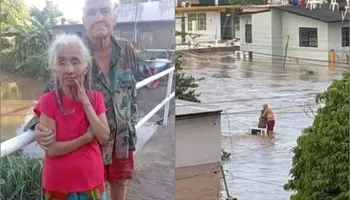Doña Elodia Reyes e Hilario Reynosa habían sobrevivido abrazados la inundación de Poza Rica, causada por el desbordamiento del río Cazones el pasado 10 de octubre.