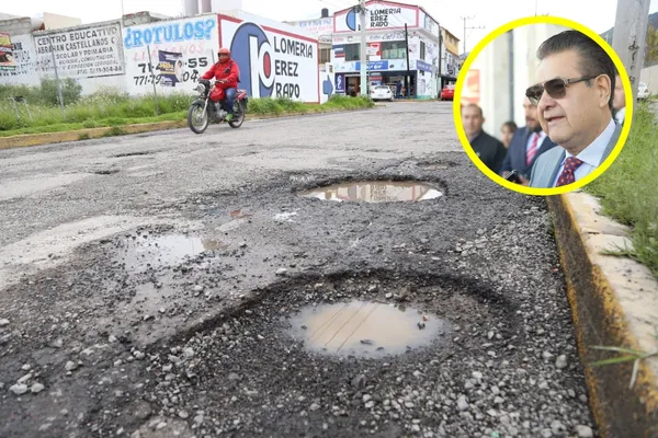 “Échenle piedras, aunque sea”: secretario de Gobierno de Hidalgo recomienda tapar baches sin recursos en plena temporada de lluvias.