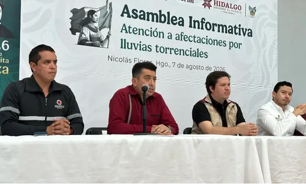 Autoridades estatales y federales encabezaron las Asambleas Informativas para la Relocalización de familias expuestas a zonas de alto riesgo en Hidalgo.