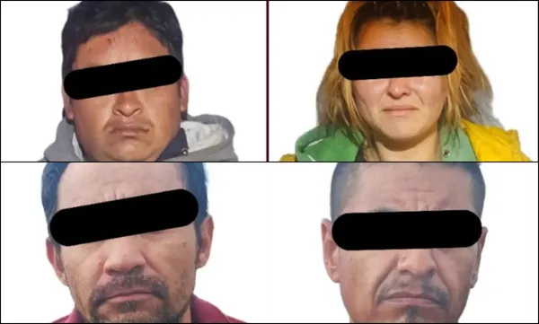 Elementos de la SSPH y del Mando Coordinado de Mineral de la Reforma aseguraron a cuatro presuntos responsables de robo a negocio, recuperando mercancía, armas y una motocicleta con reporte de robo.