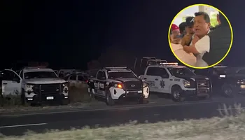 Agentes de la Policía Estatal de Hidalgo y la Guardia Nacional desplegaron un operativo en la comunidad La Flor para rescatar al edil Norberto Martínez Cruz.