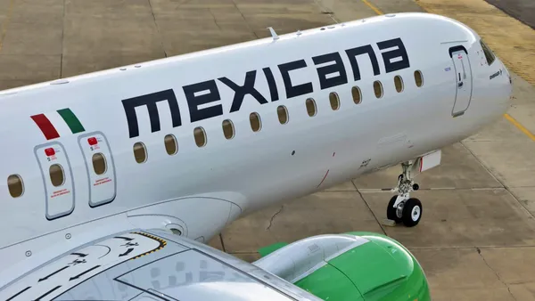 Aterriza primer avión E195-E2 de Mexicana de Aviación en el AIFA