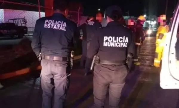 Disparos frente a la Secretaría de Seguridad Pública de Pachuca; autoridades realizan operativo sin detenidos hasta el momento.