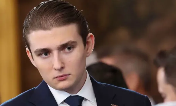 Barron Trump, hijo menor de Donald Trump. La televisión estatal de Irán ofreció 10 millones de dólares por él en un video con supuestos datos sobre sus movimientos.
